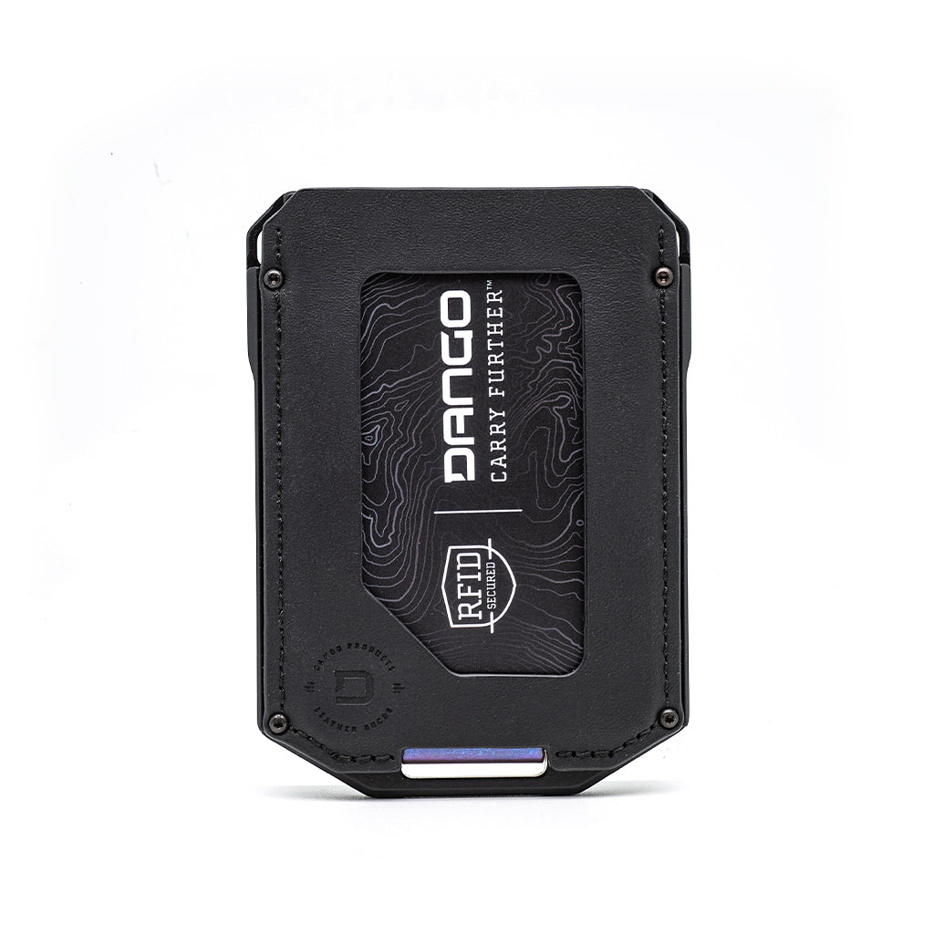 DANGO M4 SPECIAL EDITION MAVERICK™ RAIL WALLET with BURPLE ANODIZED TITANIUM CLIP