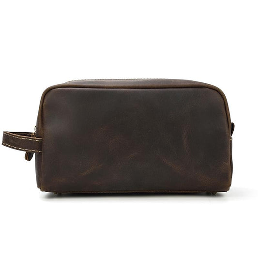 Steel Horse Leather Wanderer Toiletry Bag | Genuine Leather Toiletry Bag