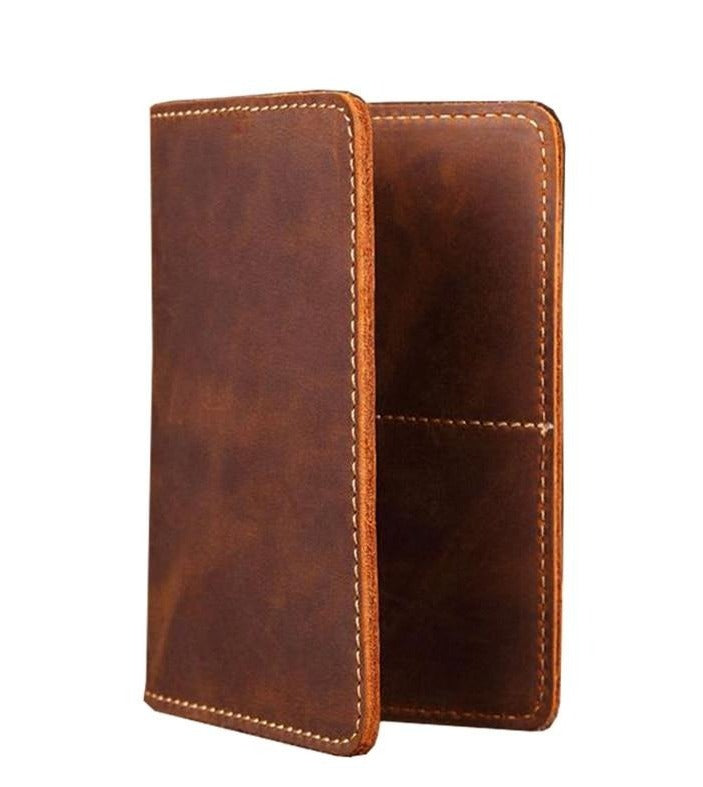 Steel Horse Leather Priam Handmade Leather Passport Cover