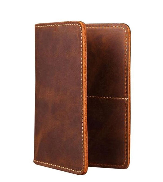 Steel Horse Leather Priam Handmade Leather Passport Cover