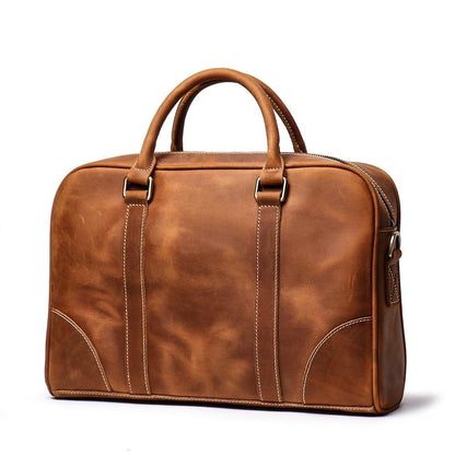 Steel Horse Leather Bjorn Leather Laptop Bag | Vintage Leather Briefcase
