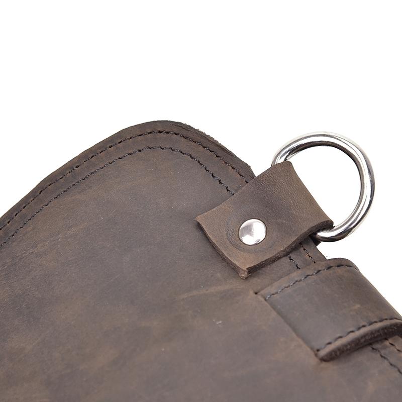 Steel Horse Leather Gustav Messenger Bag | Large Capacity Vintage Leather Messenger Bag