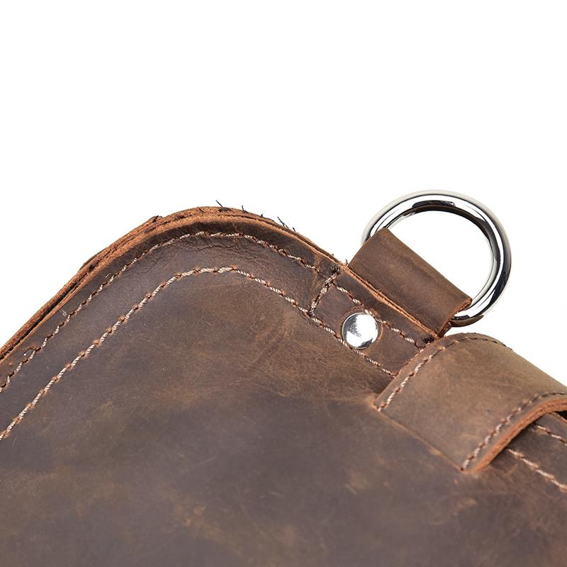 Steel Horse Leather Gustav Messenger Bag | Large Capacity Vintage Leather Messenger Bag