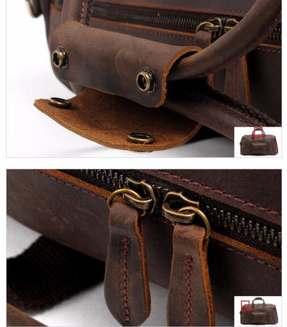 Steel Horse Leather The Asta Weekender