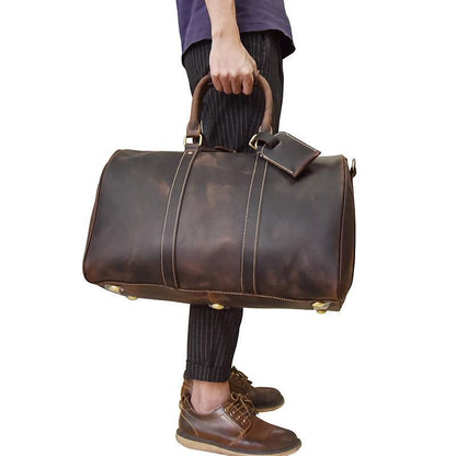 Steel Horse Leather Bjarke Weekender | Handcrafted Leather Duffle Bag