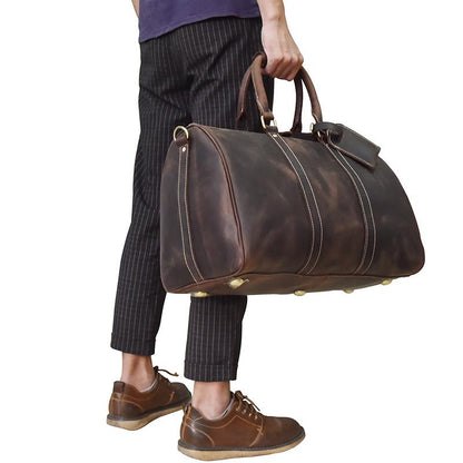 Steel Horse Leather Bjarke Weekender | Handcrafted Leather Duffle Bag