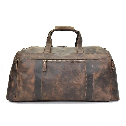 Steel Horse Leather Colden Duffle Bag | Large Capacity Leather Weekender