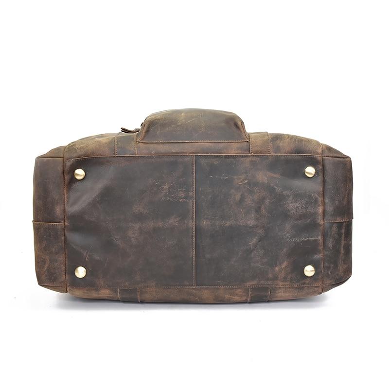 Steel Horse Leather Colden Duffle Bag | Large Capacity Leather Weekender