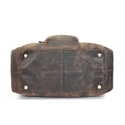Steel Horse Leather Colden Duffle Bag | Large Capacity Leather Weekender