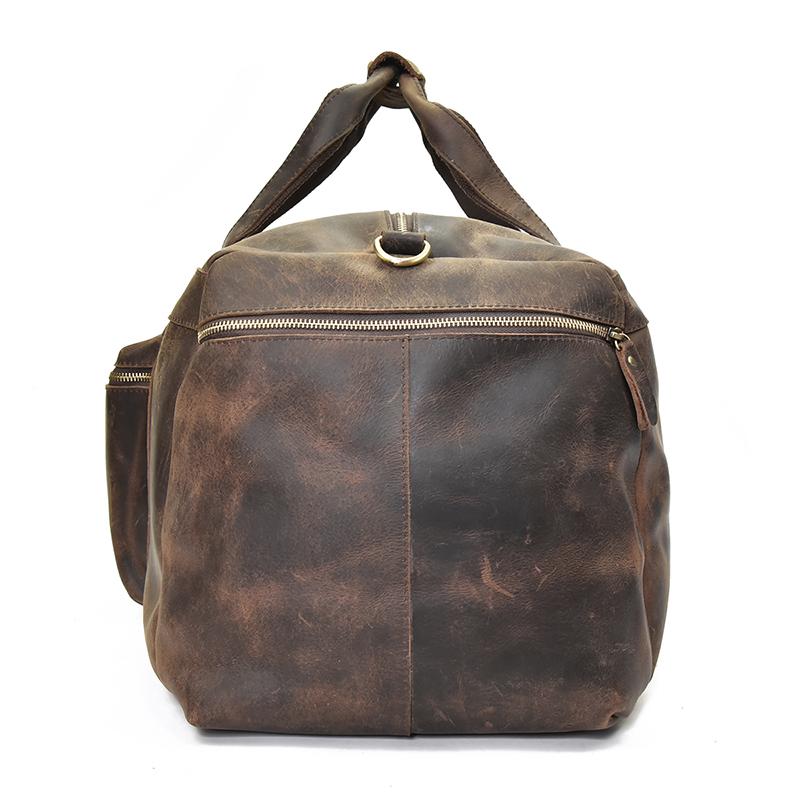 Steel Horse Leather Colden Duffle Bag | Large Capacity Leather Weekender