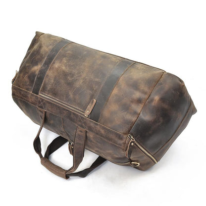 Steel Horse Leather Colden Duffle Bag | Large Capacity Leather Weekender