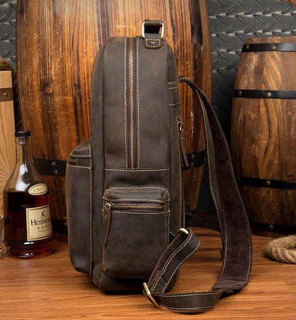 Steel Horse Leather Langley Backpack | Genuine Vintage Leather Backpack