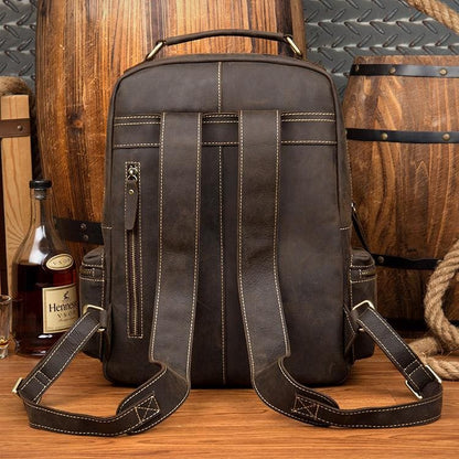 Steel Horse Leather Langley Backpack | Genuine Vintage Leather Backpack