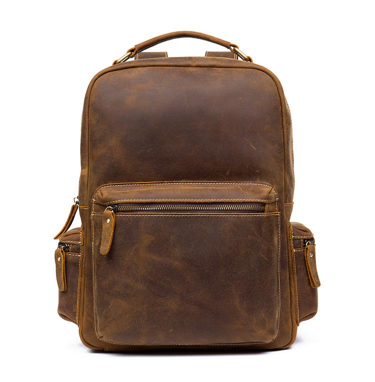 Steel Horse Leather Langley Backpack | Genuine Vintage Leather Backpack