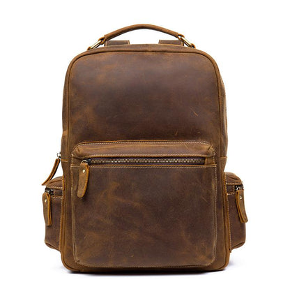 Steel Horse Leather Langley Backpack | Genuine Vintage Leather Backpack