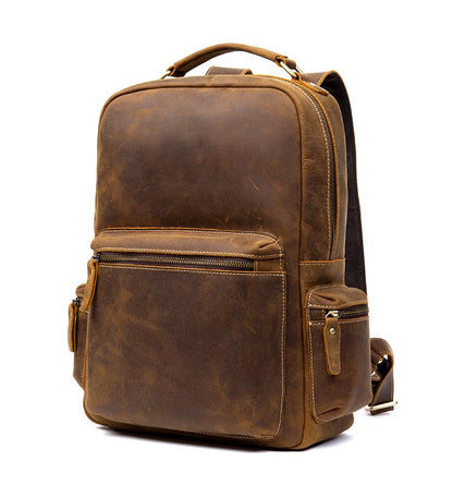 Steel Horse Leather Langley Backpack | Genuine Vintage Leather Backpack