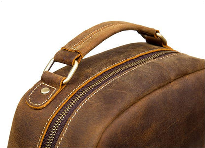 Steel Horse Leather Langley Backpack | Genuine Vintage Leather Backpack