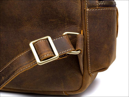 Steel Horse Leather Langley Backpack | Genuine Vintage Leather Backpack
