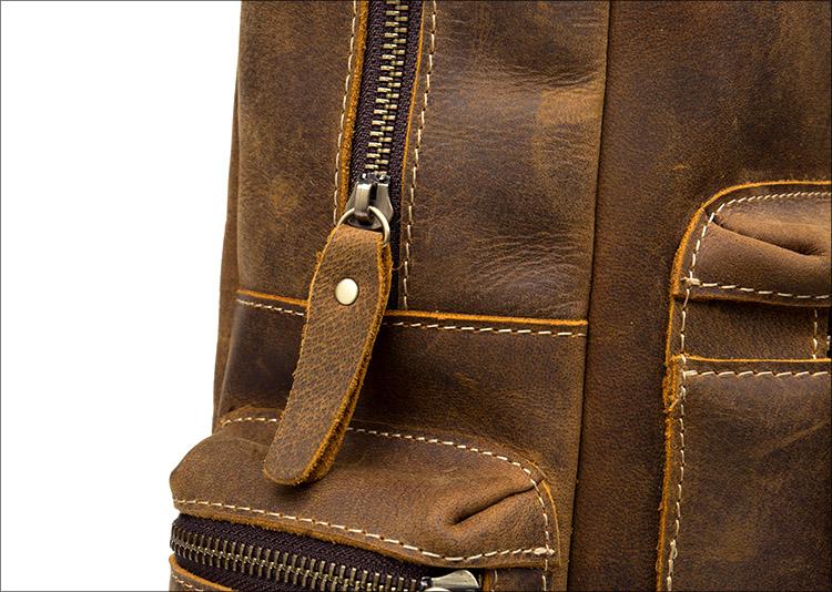 Steel Horse Leather Langley Backpack | Genuine Vintage Leather Backpack