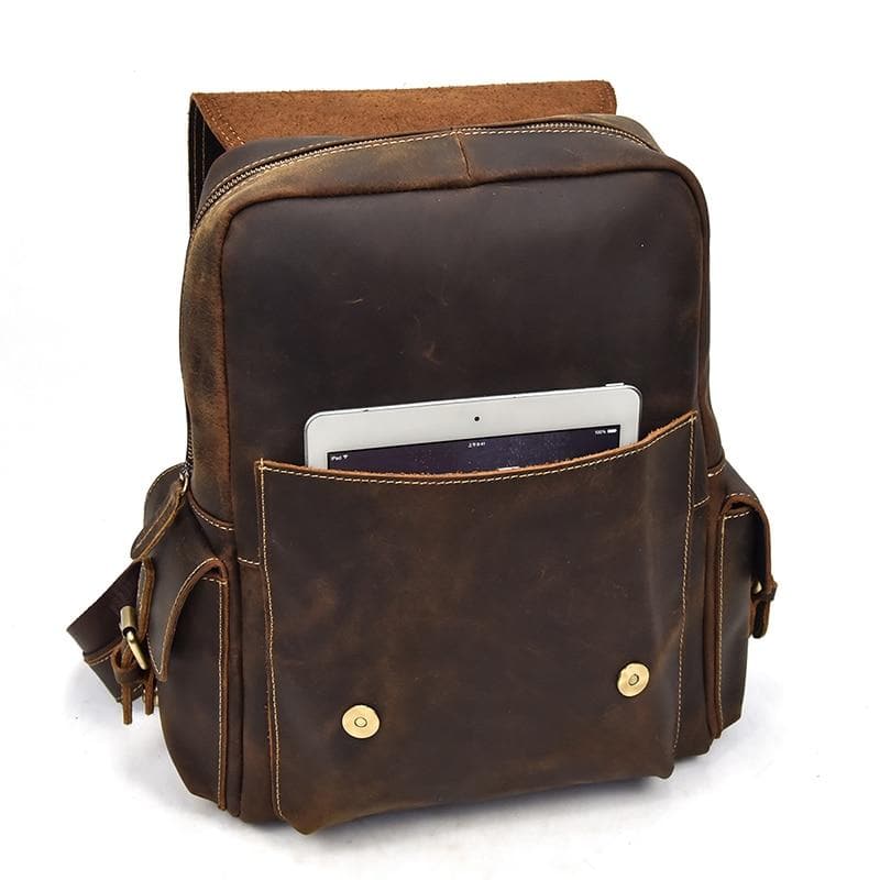 Steel Horse Leather Freja Backpack | Handcrafted Leather Backpack