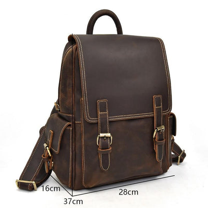 Steel Horse Leather Freja Backpack | Handcrafted Leather Backpack