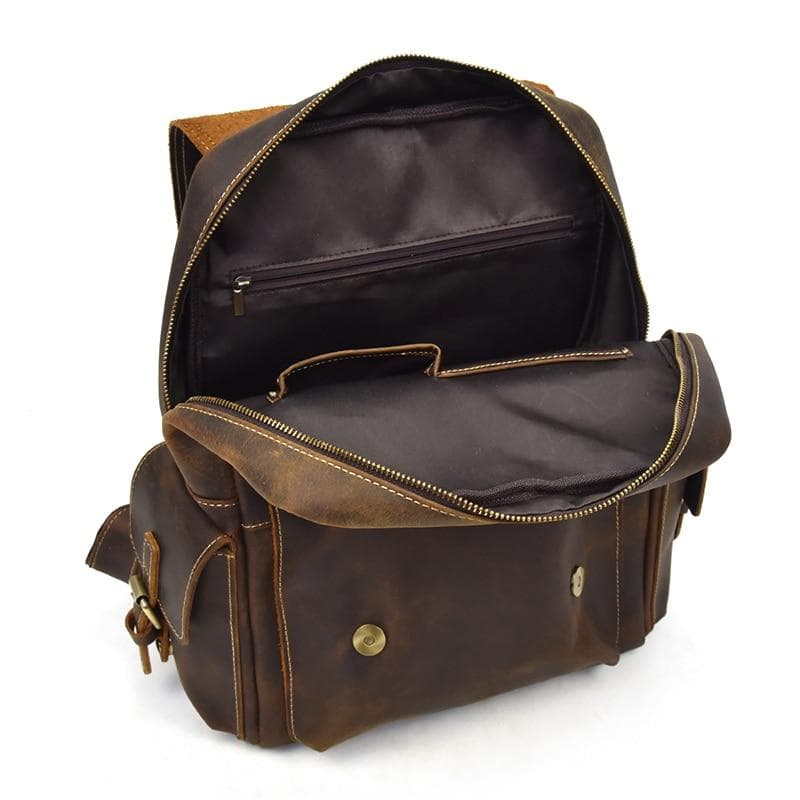 Steel Horse Leather Freja Backpack | Handcrafted Leather Backpack