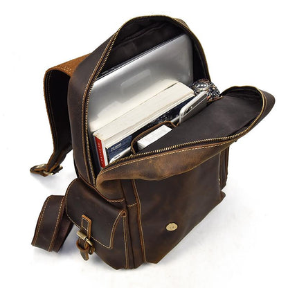 Steel Horse Leather Freja Backpack | Handcrafted Leather Backpack