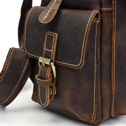 Steel Horse Leather Freja Backpack | Handcrafted Leather Backpack