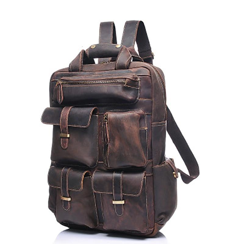 Steel Horse Leather Shelby Backpack | Handmade Genuine Leather Backpack