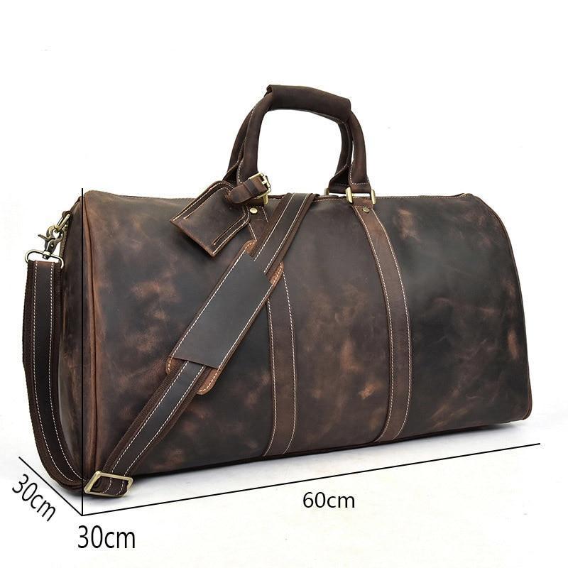 Steel Horse Leather Bjarke Weekender | Handcrafted Leather Duffle Bag