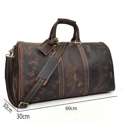 Steel Horse Leather Bjarke Weekender | Handcrafted Leather Duffle Bag