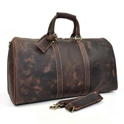 Steel Horse Leather Bjarke Weekender | Handcrafted Leather Duffle Bag
