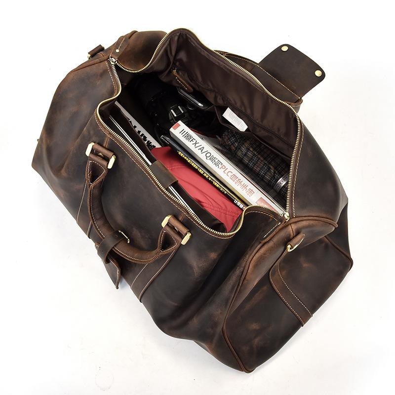Steel Horse Leather Bjarke Weekender | Handcrafted Leather Duffle Bag