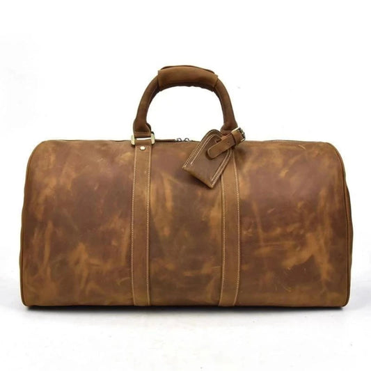 Steel Horse Leather Bjarke Weekender | Handcrafted Leather Duffle Bag