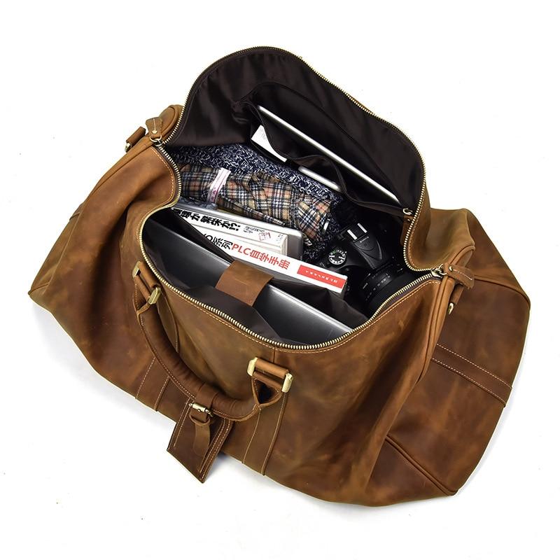 Steel Horse Leather Bjarke Weekender | Handcrafted Leather Duffle Bag
