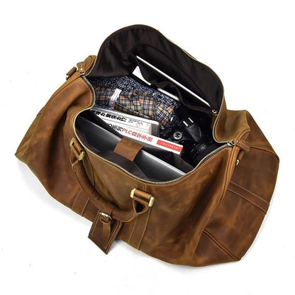 Steel Horse Leather Bjarke Weekender | Handcrafted Leather Duffle Bag