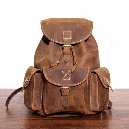 Steel Horse Leather “The Asmund”Backpack Leather Rucksack