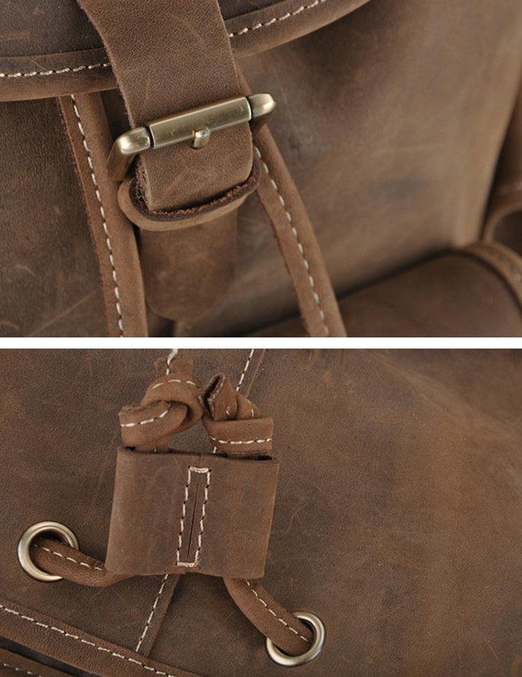 Steel Horse Leather “The Asmund”Backpack Leather Rucksack