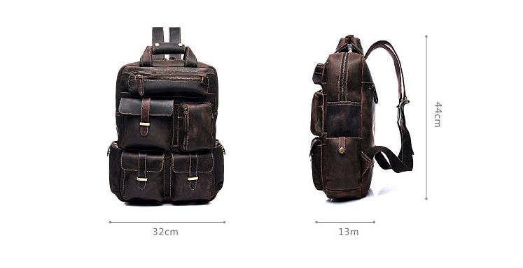 Steel Horse Leather Shelby Backpack | Handmade Genuine Leather Backpack