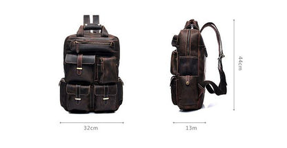 Steel Horse Leather Shelby Backpack | Handmade Genuine Leather Backpack