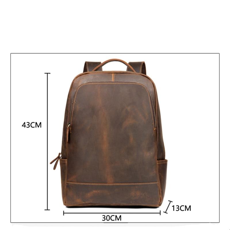 Steel Horse Leather Vernon Backpack | Genuine Vintage Leather Minimalist Backpack