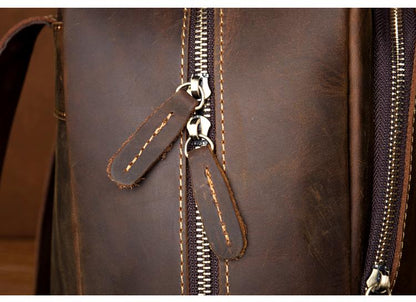 Steel Horse Leather Vernon Backpack | Genuine Vintage Leather Minimalist Backpack