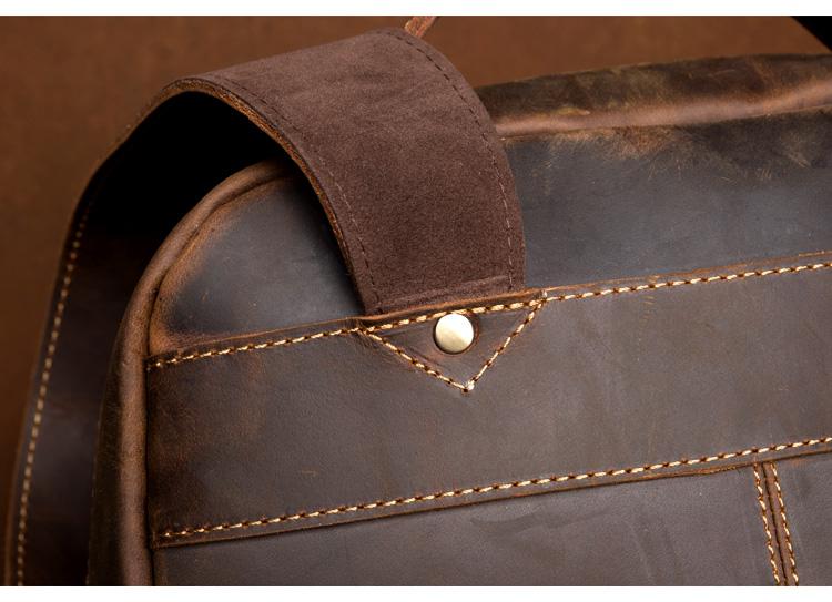 Steel Horse Leather Vernon Backpack | Genuine Vintage Leather Minimalist Backpack