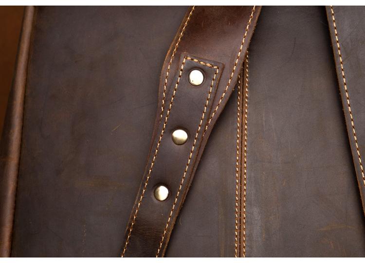 Steel Horse Leather Vernon Backpack | Genuine Vintage Leather Minimalist Backpack