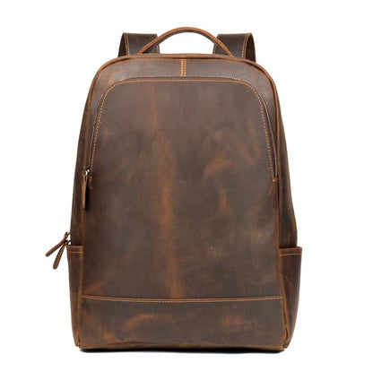 Steel Horse Leather Vernon Backpack | Genuine Vintage Leather Minimalist Backpack