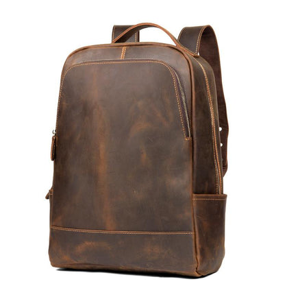 Steel Horse Leather Vernon Backpack | Genuine Vintage Leather Minimalist Backpack
