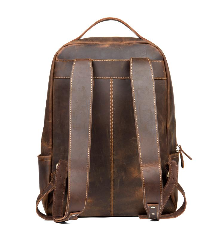 Steel Horse Leather Vernon Backpack | Genuine Vintage Leather Minimalist Backpack