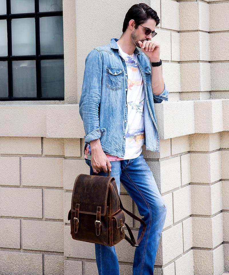 Steel Horse Leather Freja Backpack | Handcrafted Leather Backpack