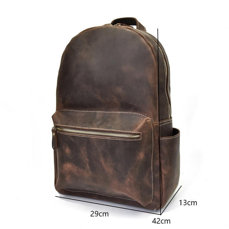 Steel Horse Leather Calder Backpack | Handcrafted Leather Backpack