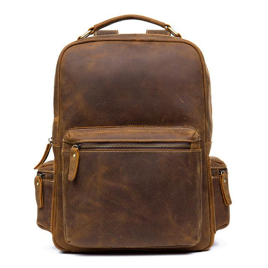 Steel Horse Leather Langley Backpack | Genuine Vintage Leather Backpack